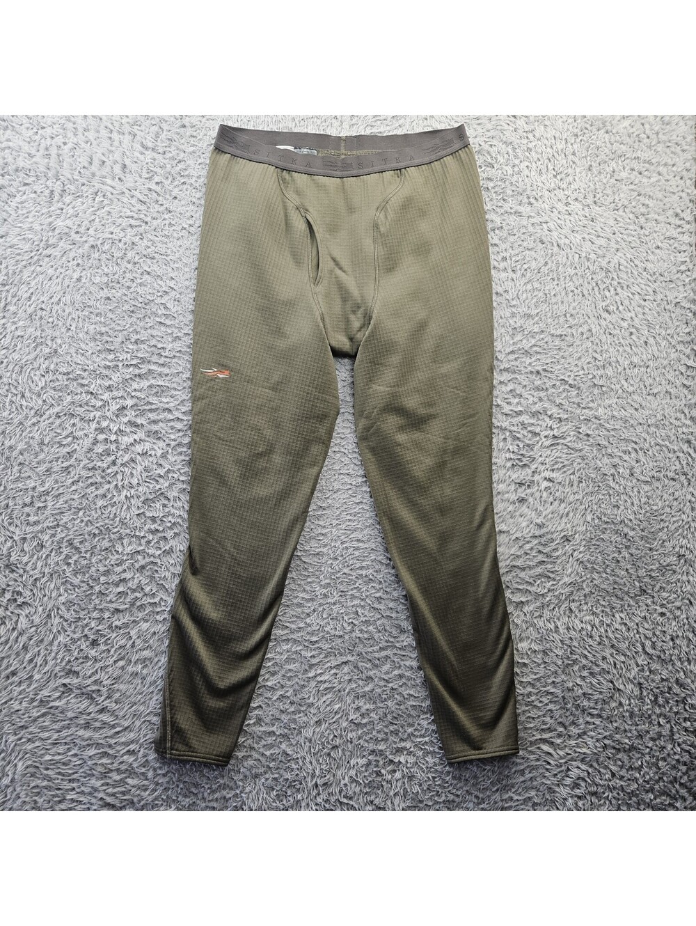 Sitka Gear Waffle Knit Baselayer Pant Green Large (fits 34-36x30)